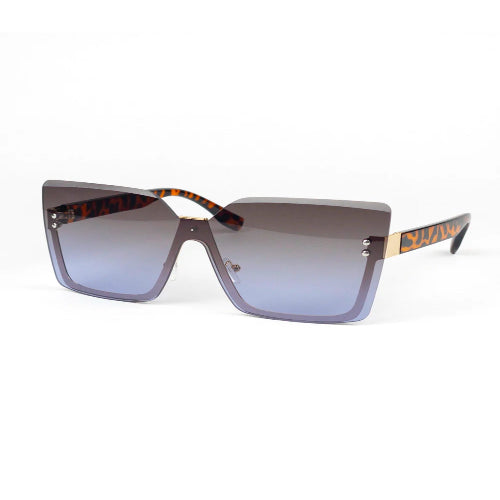 Elegant Rimless Oversized Sunglasses