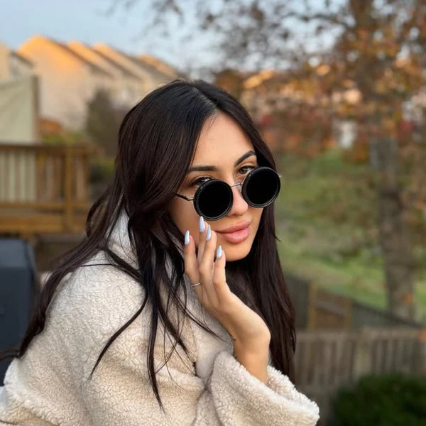 Adjustable Round Polarized Sunglasses