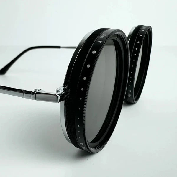 Adjustable Round Polarized Sunglasses