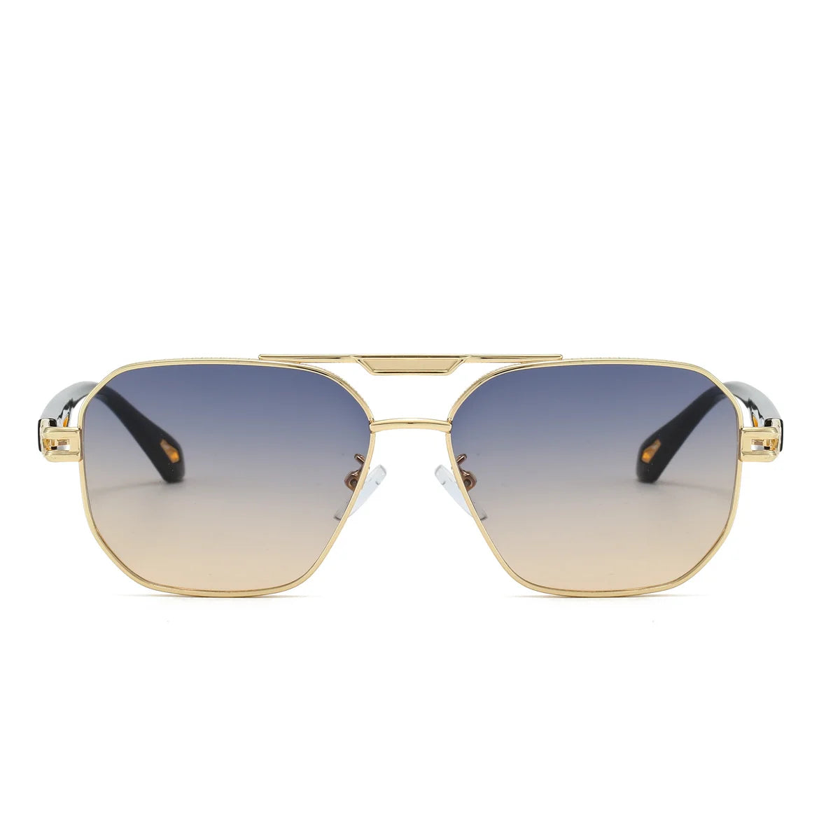 Vintage Classic Double Bridge Gradient Sunglasses