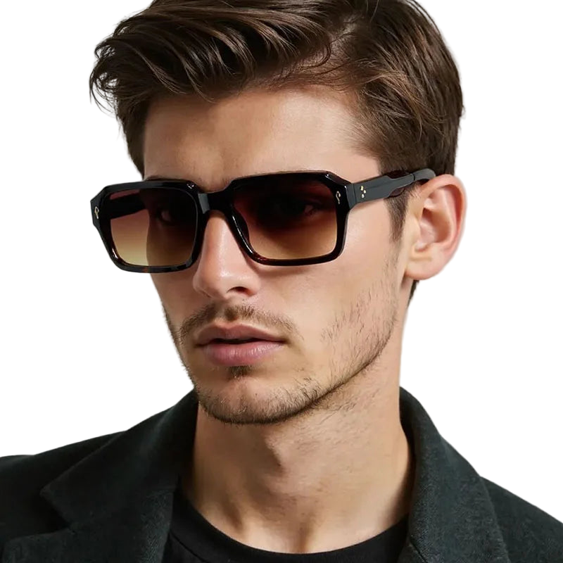 Unisex Square Sunglasses Retro Vintage Fashion Shades