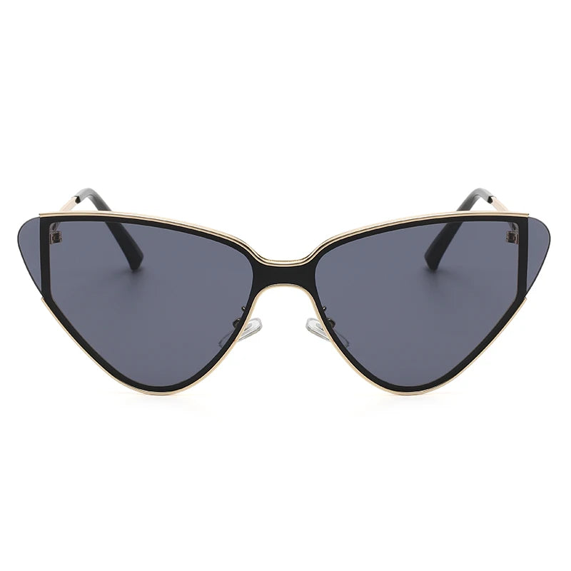 Luxury Metal Punk Cat Eye Women's Sunglasses