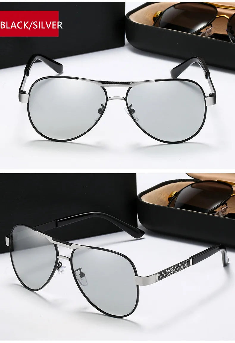 Luxury Vintage Polarized Pilot Sunglasses