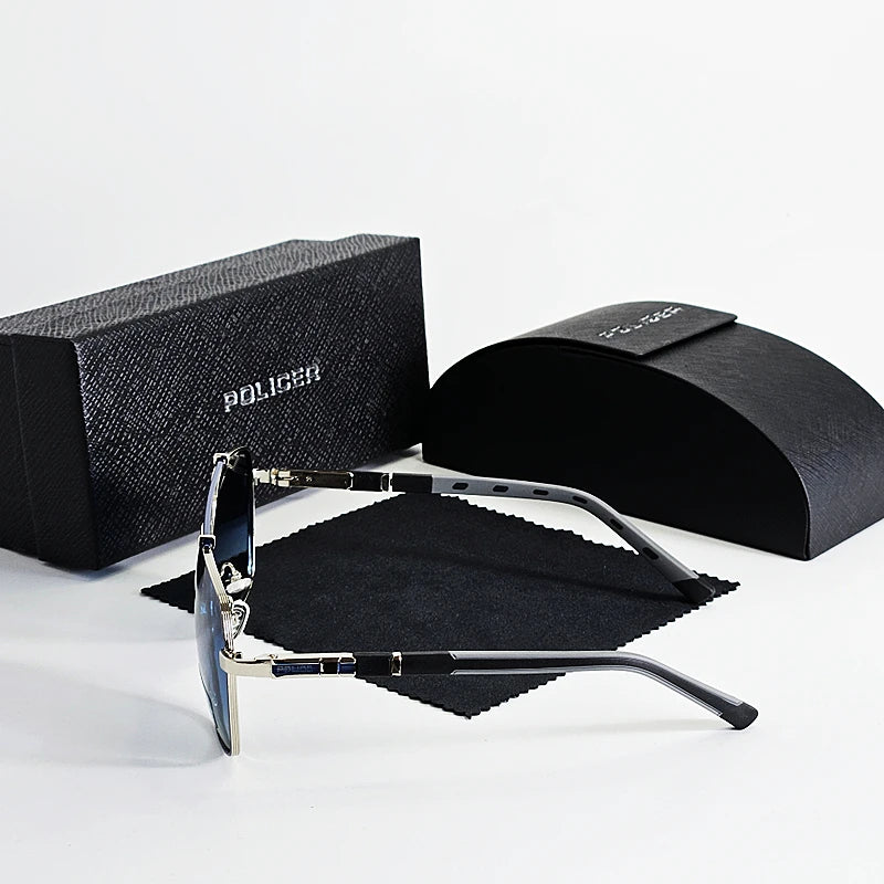 Luxury Polarized Pilot Sunglasses Classic Eyewear 6321