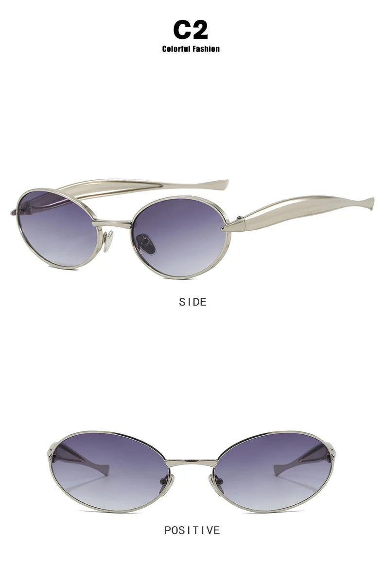 Lunette Oval Luxury Vintage Women's Glasses