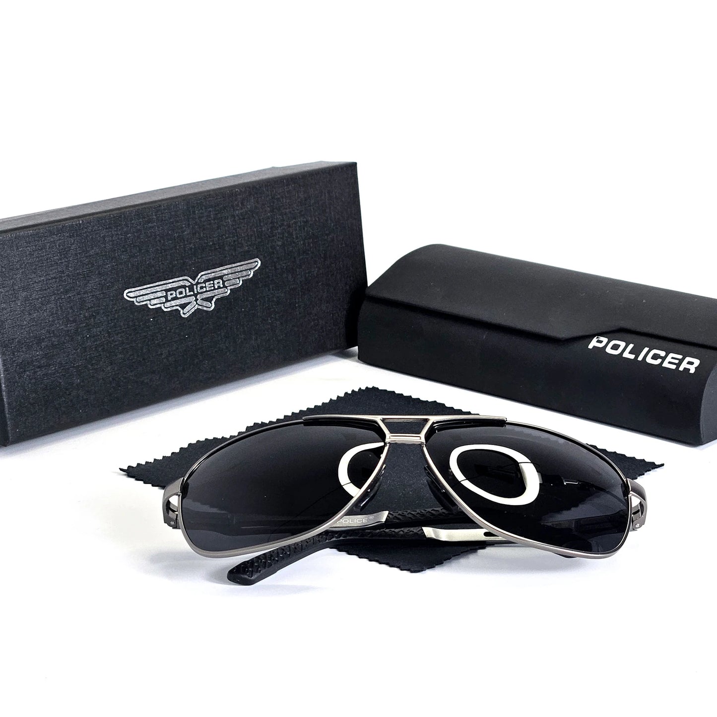 Policer Luxury Polarized Pilot Sunglasses