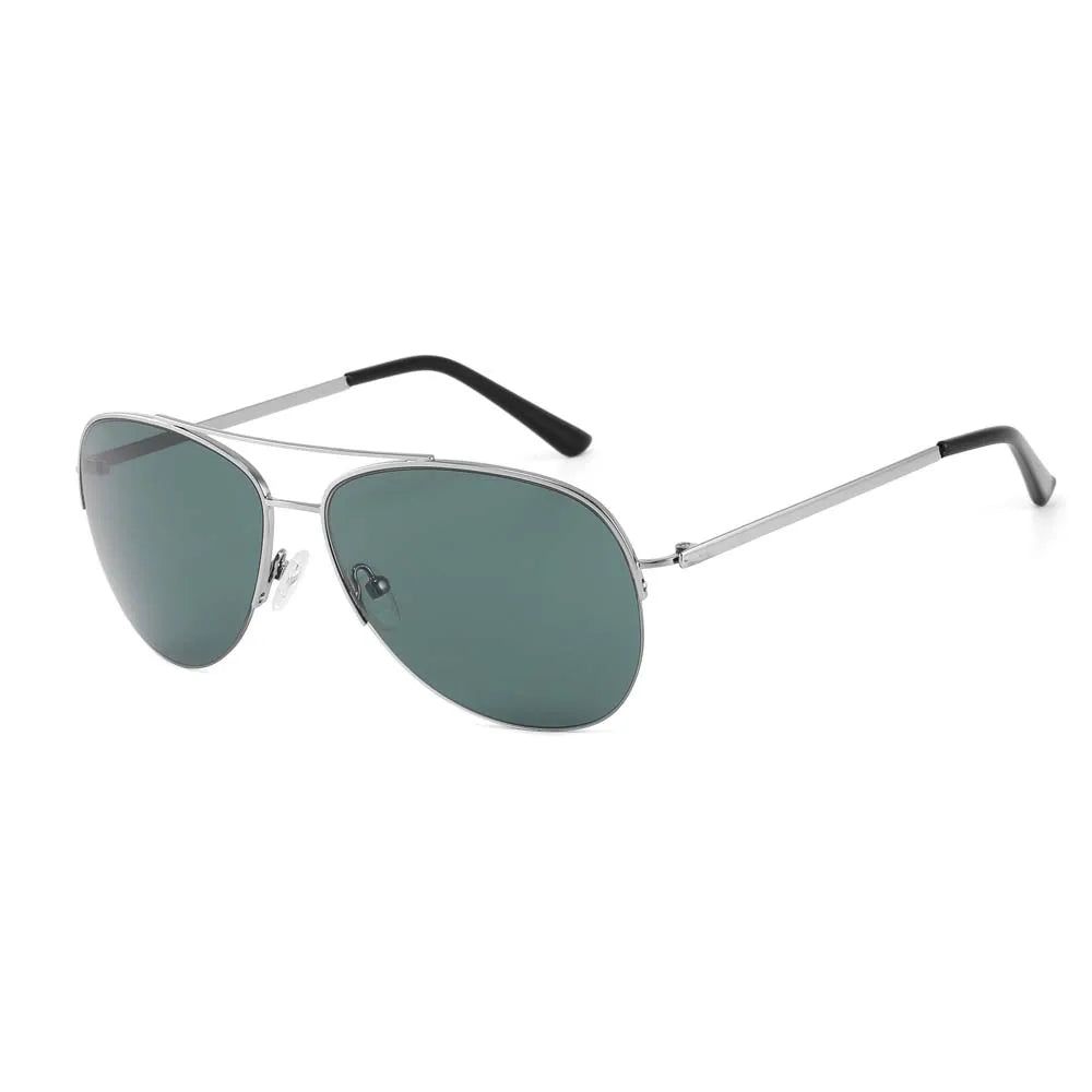 Oversized Aviator Retro Metal Polarized Sunglasses