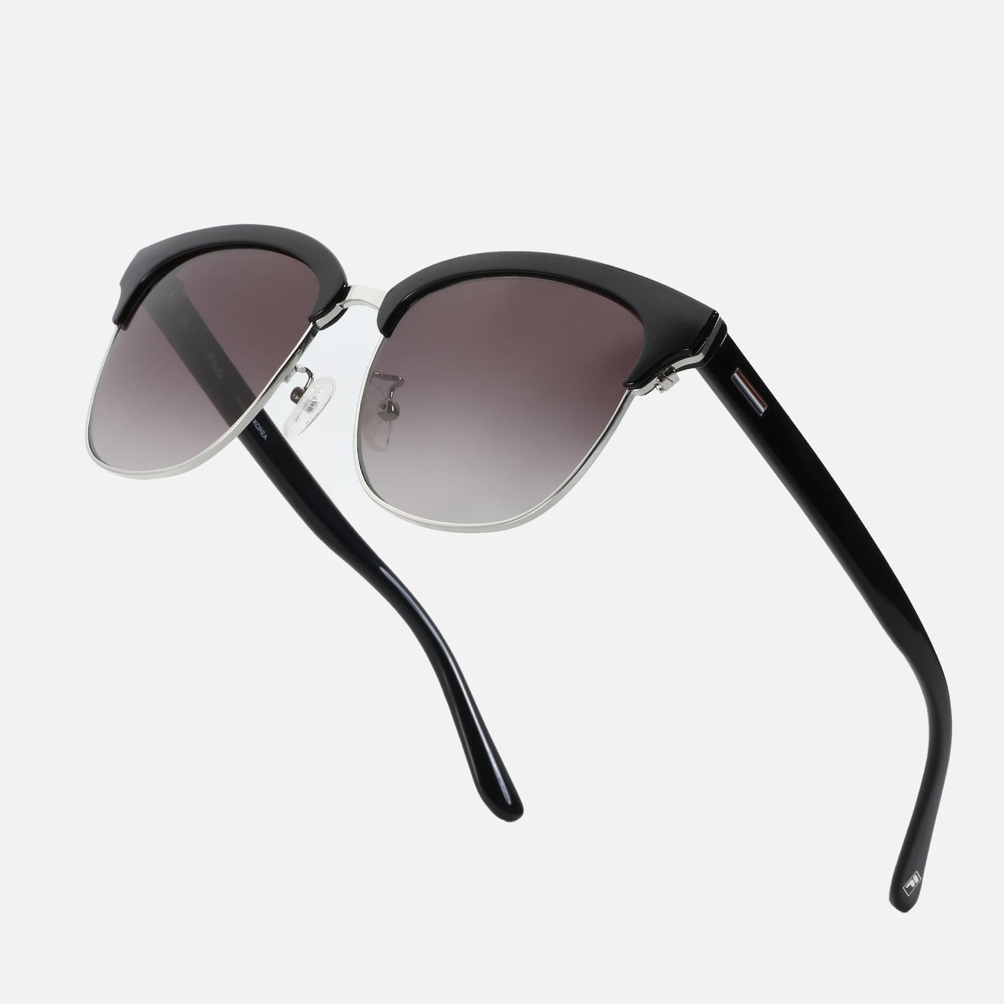 Trendy Metal & Acetate Square Sunglasses