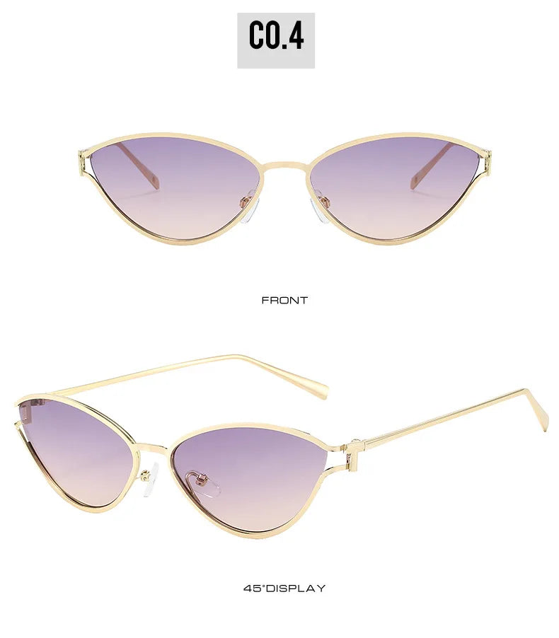 Luxury Small Cat Eye Sunglasses