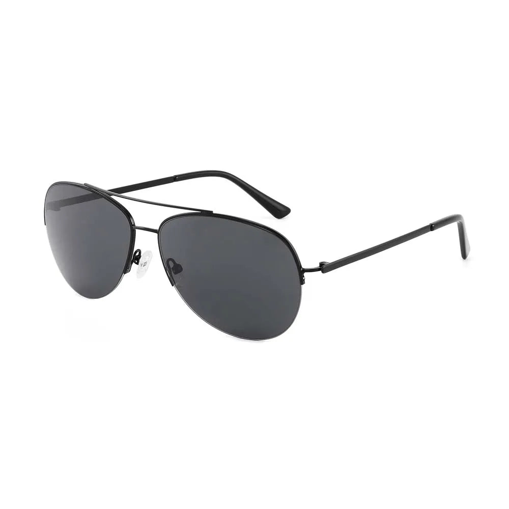 Oversized Aviator Retro Metal Polarized Sunglasses