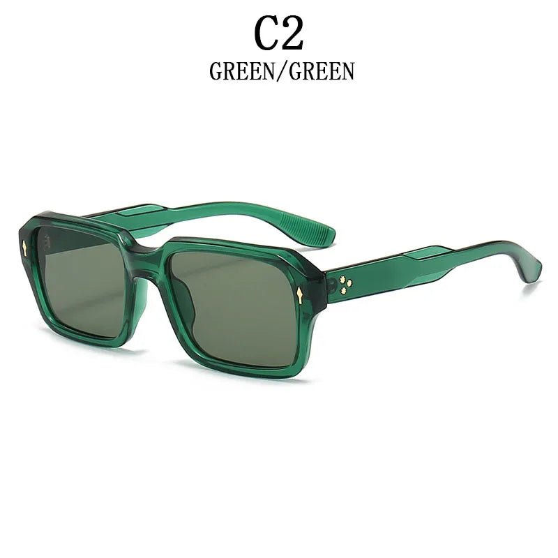 Unisex Square Sunglasses Retro Vintage Fashion Shades