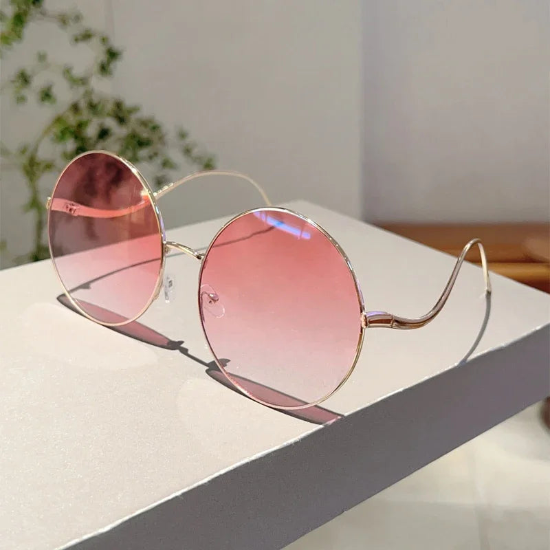 Vintage Oversized Round Sunglasses