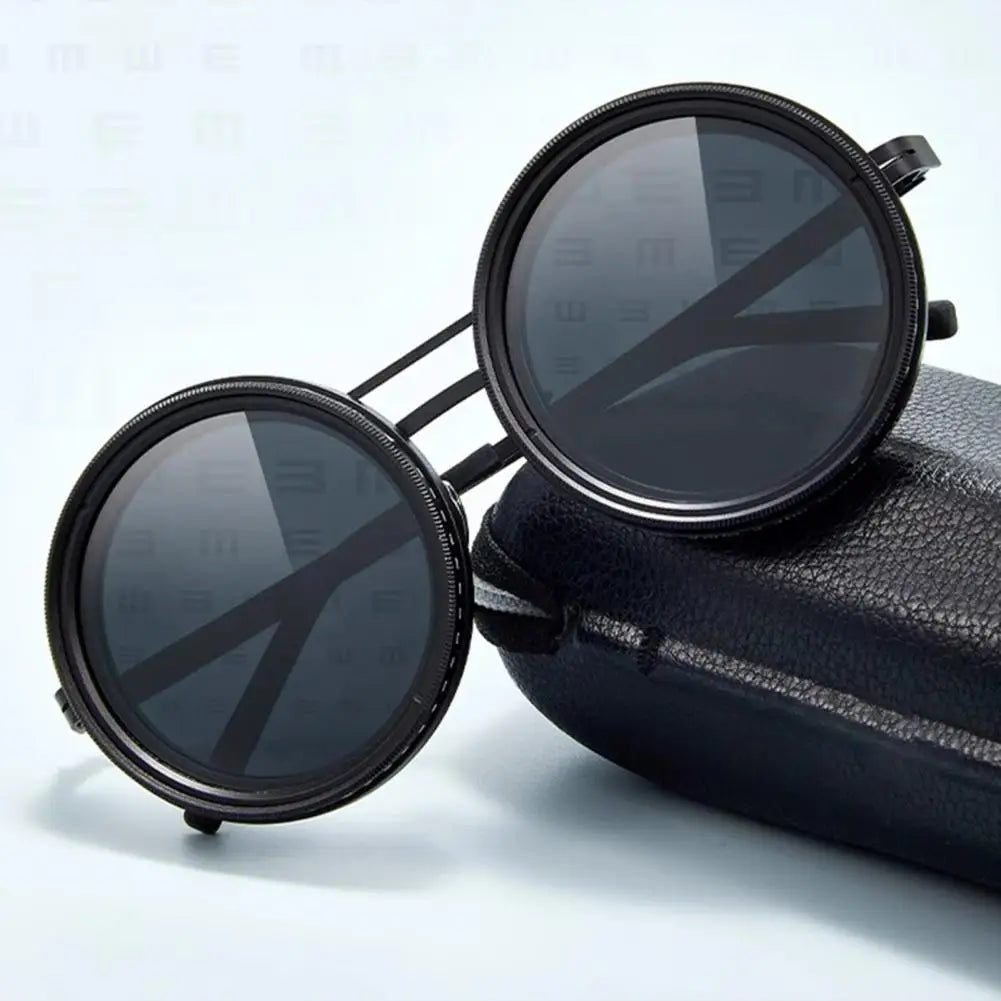 Adjustable Round Polarized Sunglasses