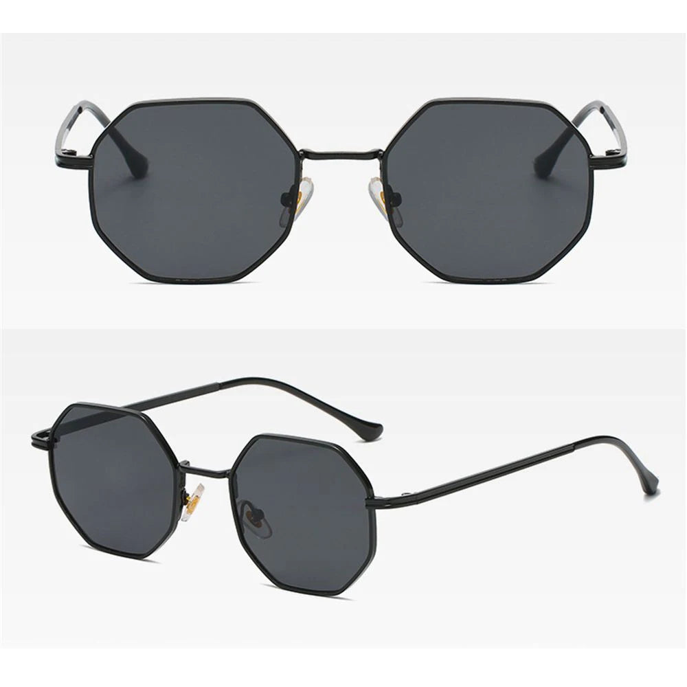 Octagon Ultraviolet Protective Polygonal Sunglasses