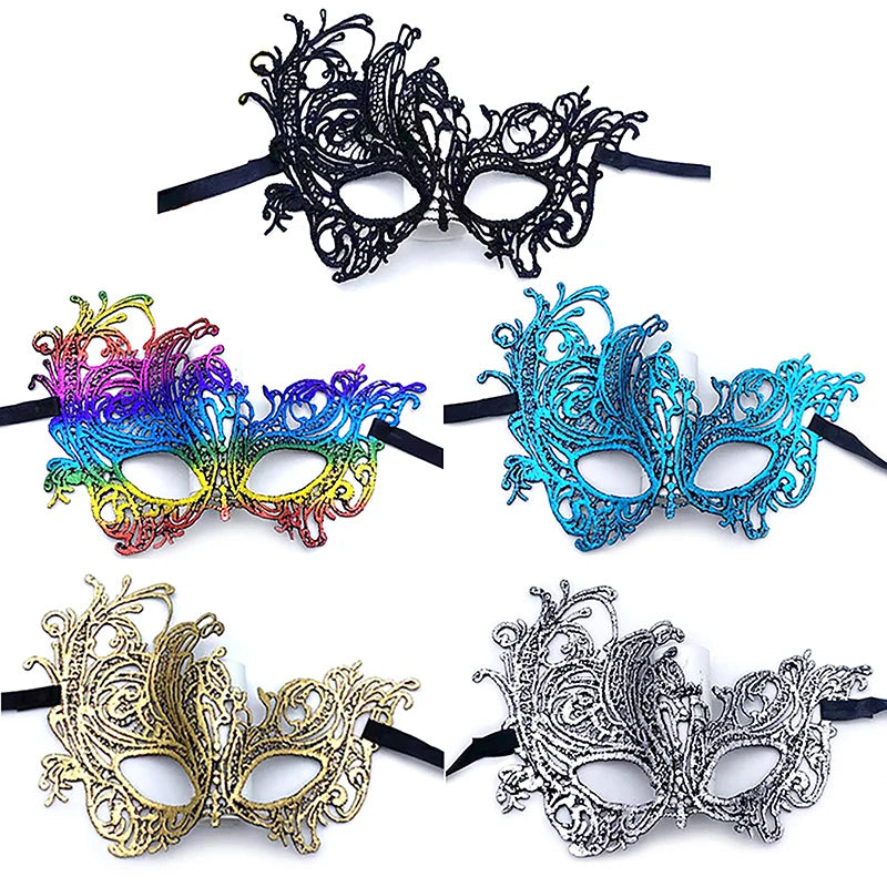 Halloween Masquerade Half Face Luxury Mask