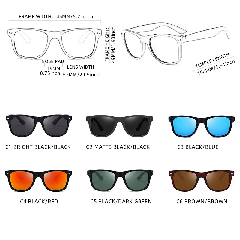 Anti Glare UV Protection Polarized Sunglasses