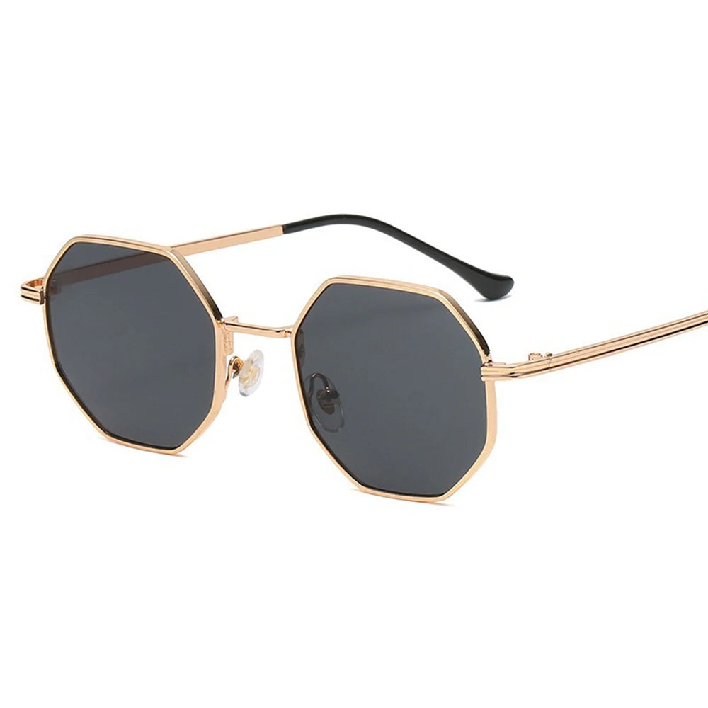 Octagon Ultraviolet Protective Polygonal Sunglasses
