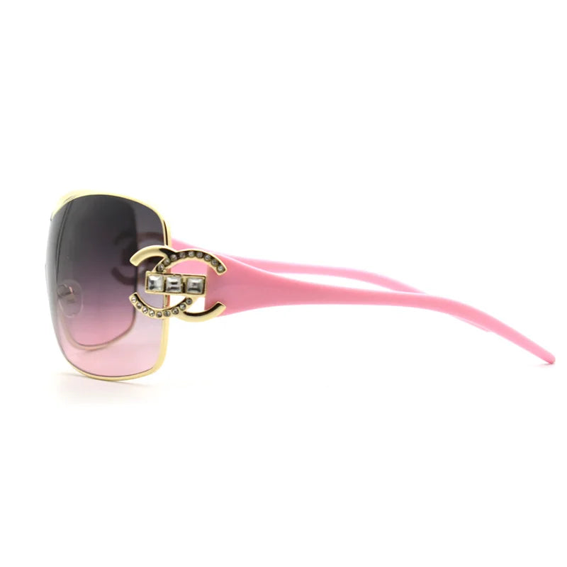 Glam Oversized One Piece Sunglasses