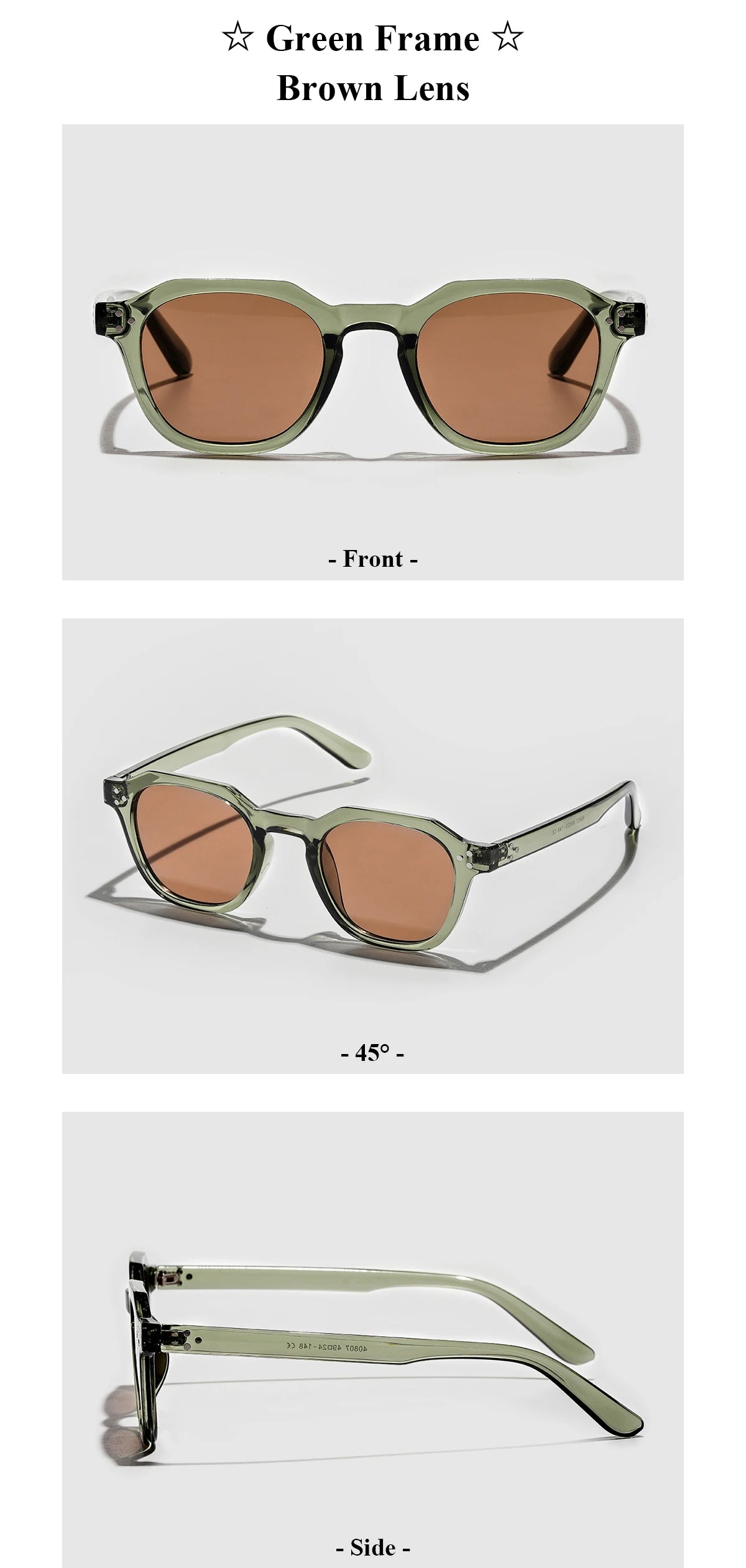 Retro Luxury Round Light Sunglasses