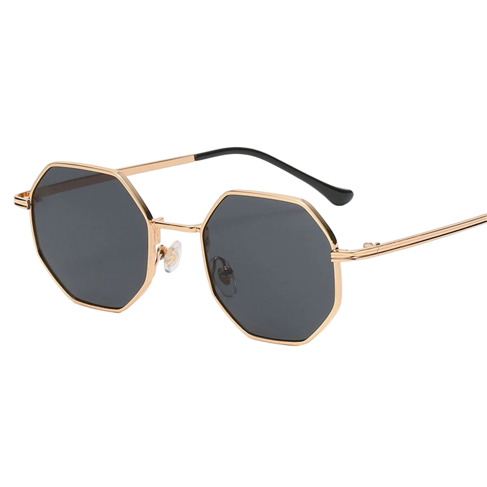 Octagon Ultraviolet Protective Polygonal Sunglasses