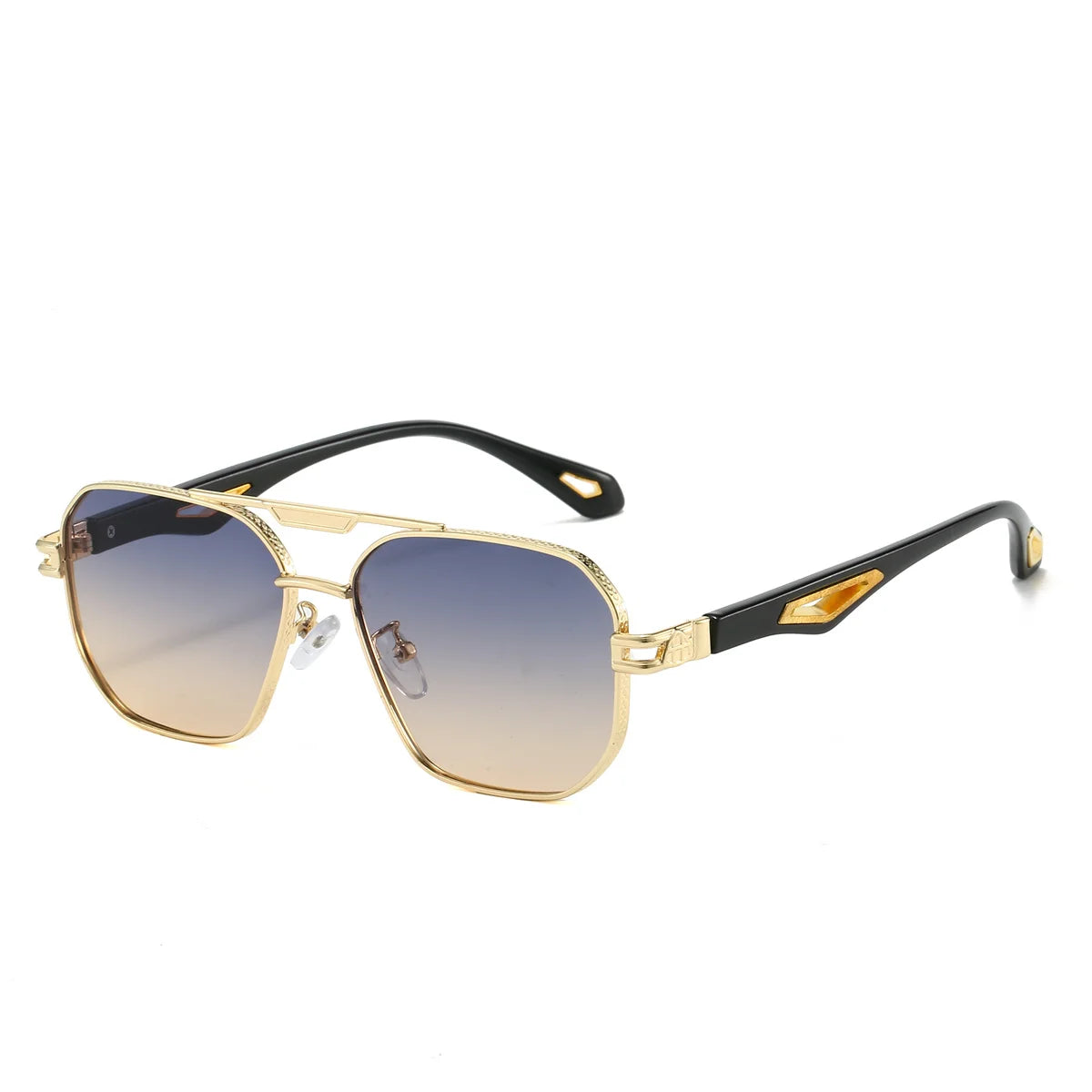Vintage Classic Double Bridge Gradient Sunglasses