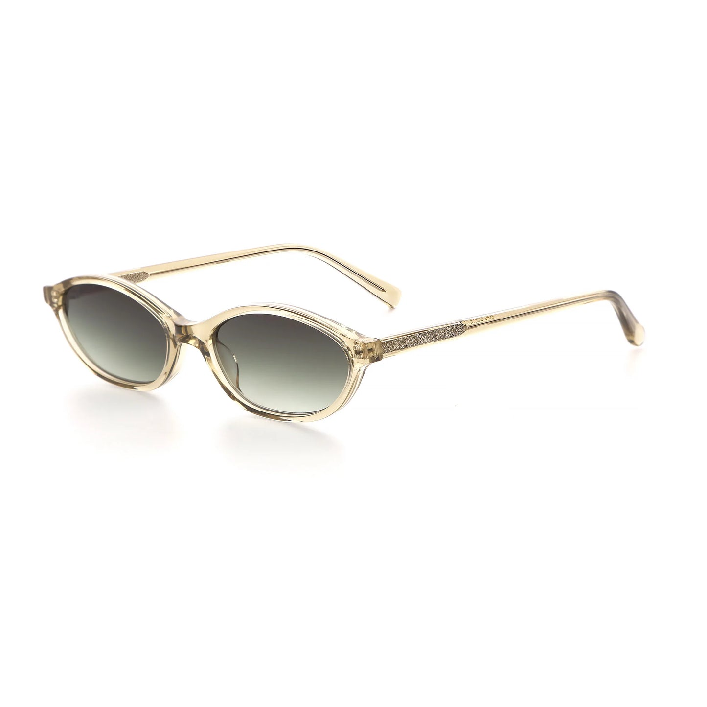 FocusAid Retro Oval Sunglasses – Small Acetate Frame