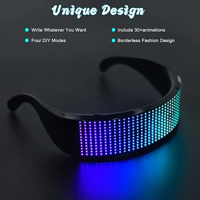 Shining Light up Bluetooth LED Glasses