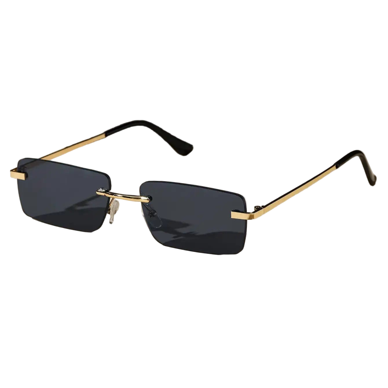 Rimless Square Sunglasses – Trendy Plastic