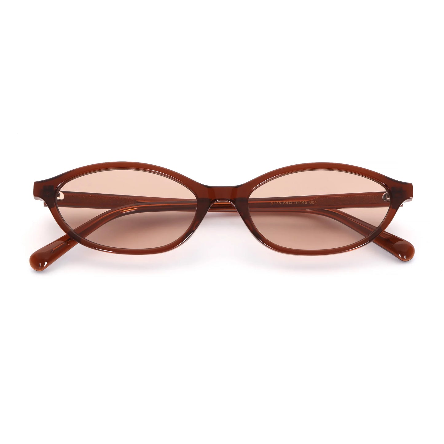 FocusAid Retro Oval Sunglasses – Small Acetate Frame
