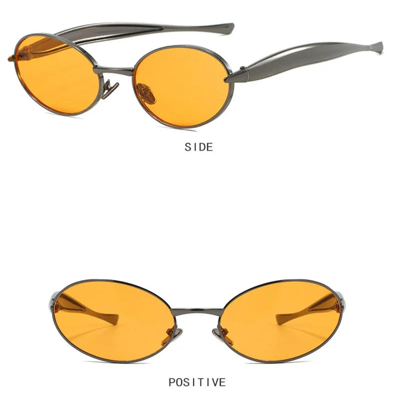 Lunette Oval Luxury Vintage Women's Glasses