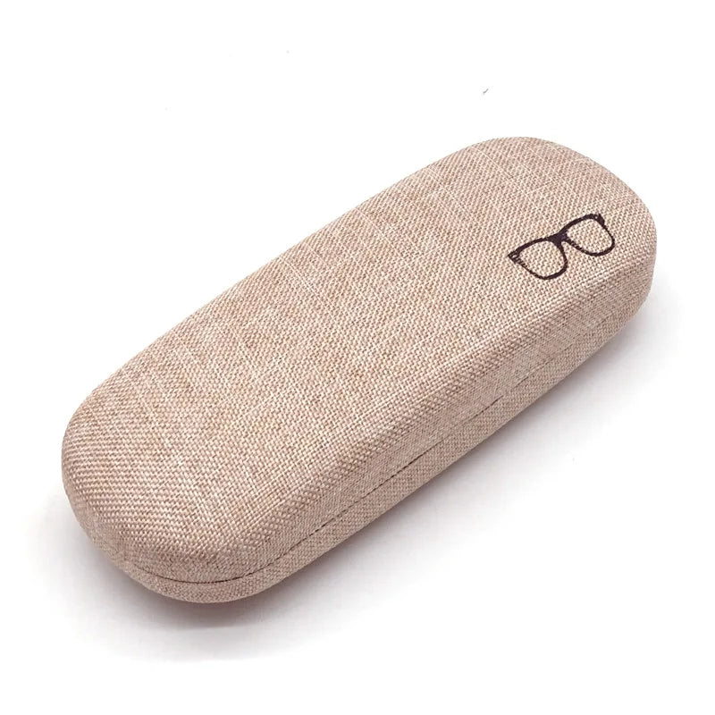 Linen Glasses Hard Eyewear Case