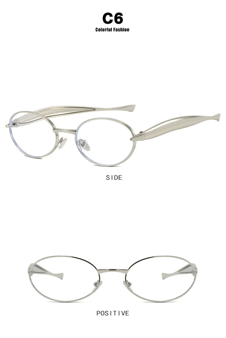 Lunette Oval Luxury Vintage Women's Glasses