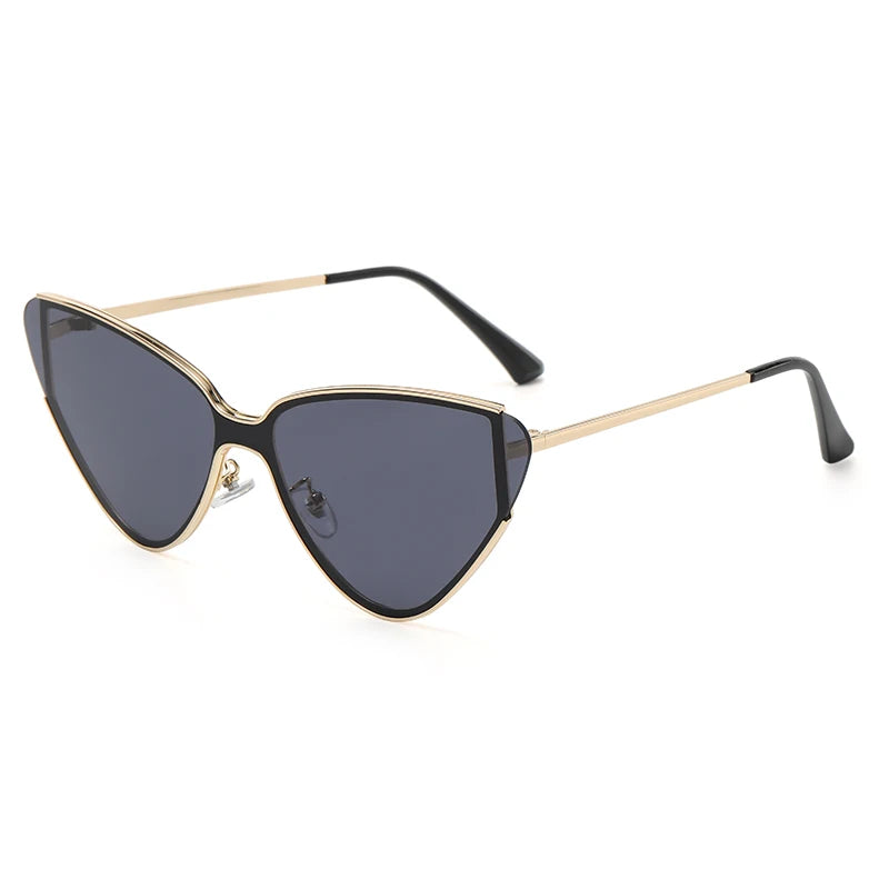 Luxury Metal Punk Cat Eye Women's Sunglasses