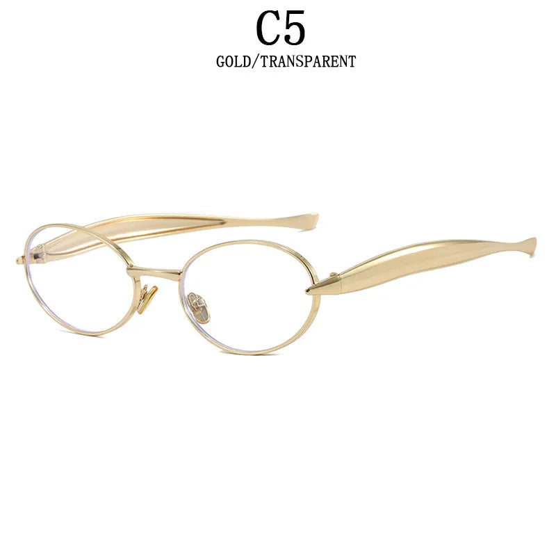 Lunette Oval Luxury Vintage Women's Glasses