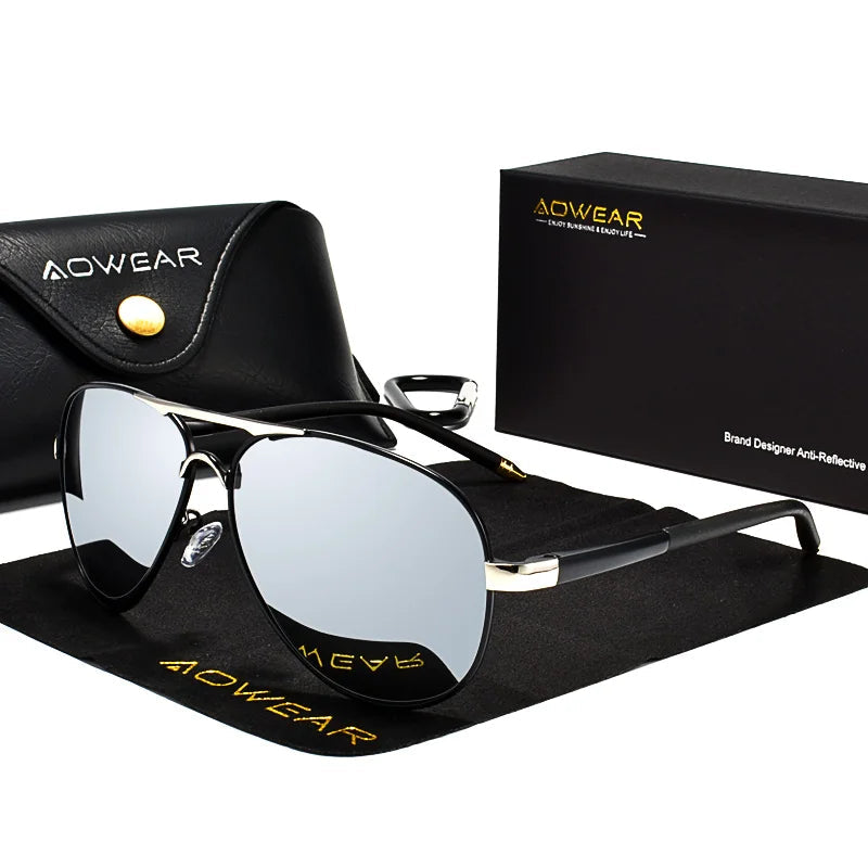 Men's Polarized Aviation Sunglasses