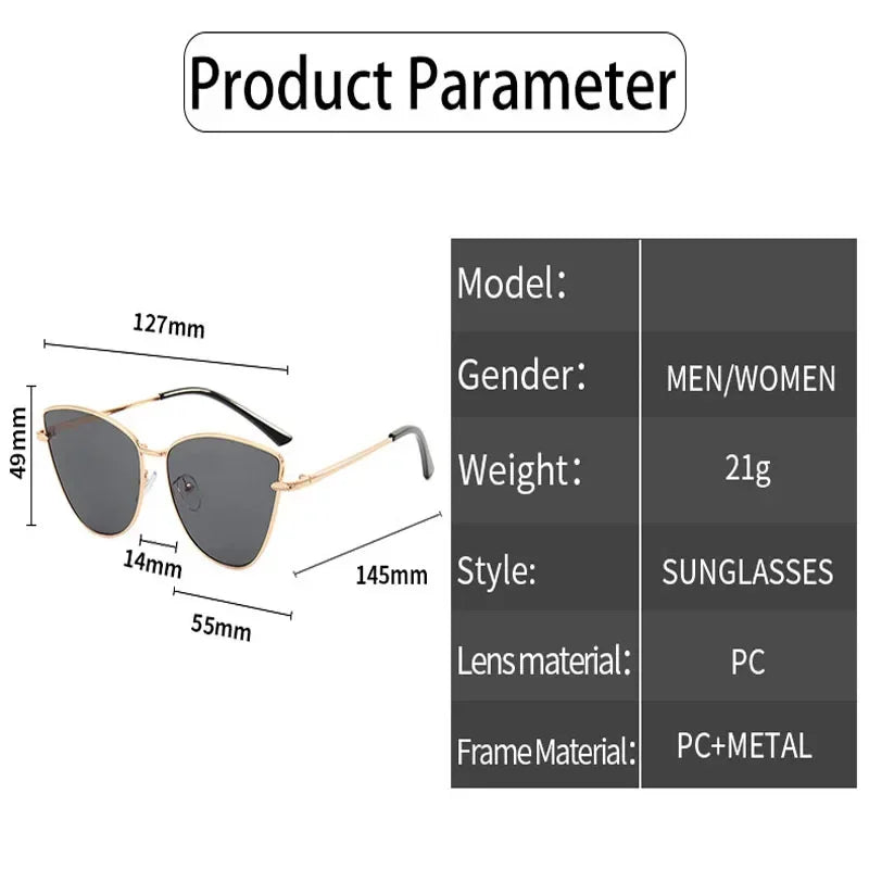 Vintage Cat Eye Sunglasses for Women