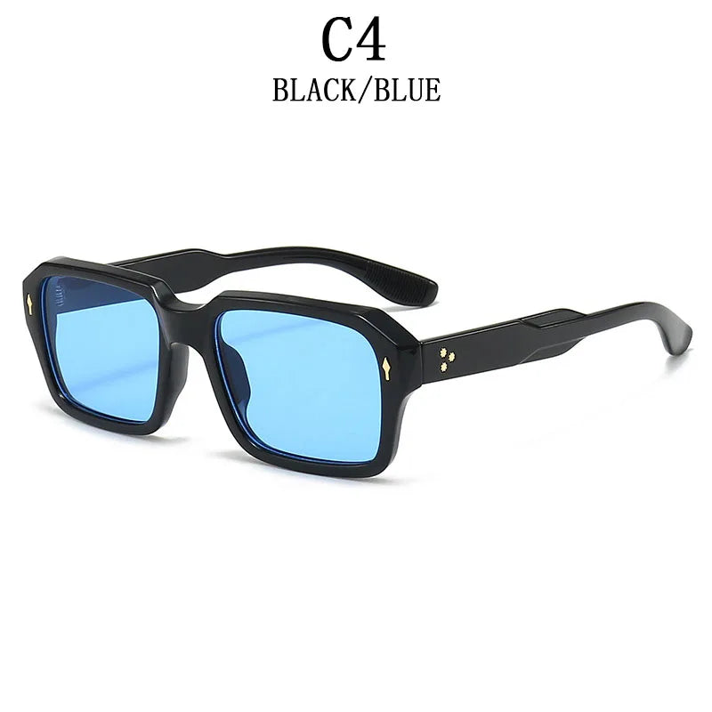 Unisex Square Sunglasses Retro Vintage Fashion Shades