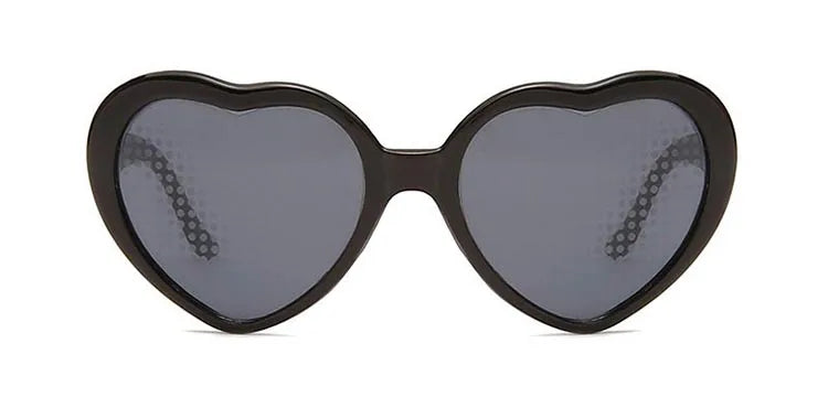 Love Heart Diffraction Glasses