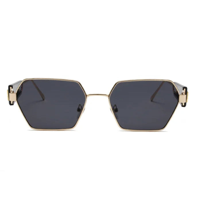 Irregular Hollow Punk Metal Women's Sunglasses