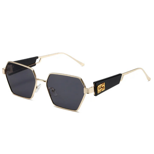 Irregular Hollow Punk Metal Women's Sunglasses