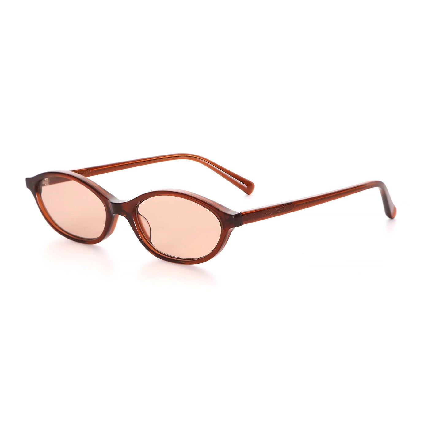 FocusAid Retro Oval Sunglasses – Small Acetate Frame