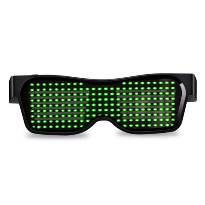 LED Bluetooth USB Rechargeable Glasses