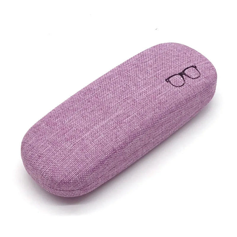 Linen Glasses Hard Eyewear Case