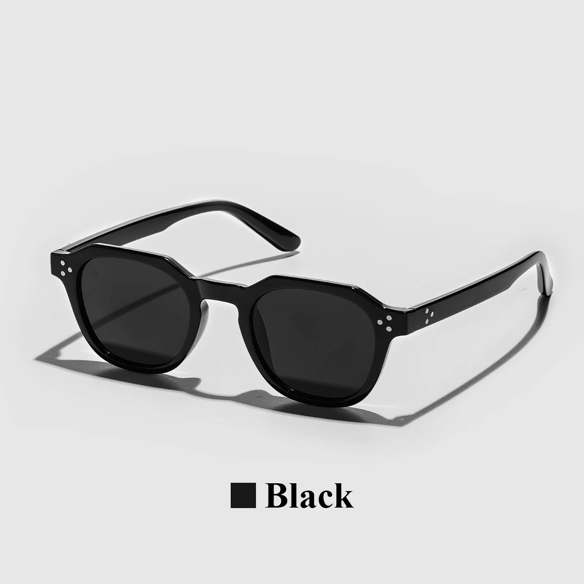 Retro Luxury Round Light Sunglasses