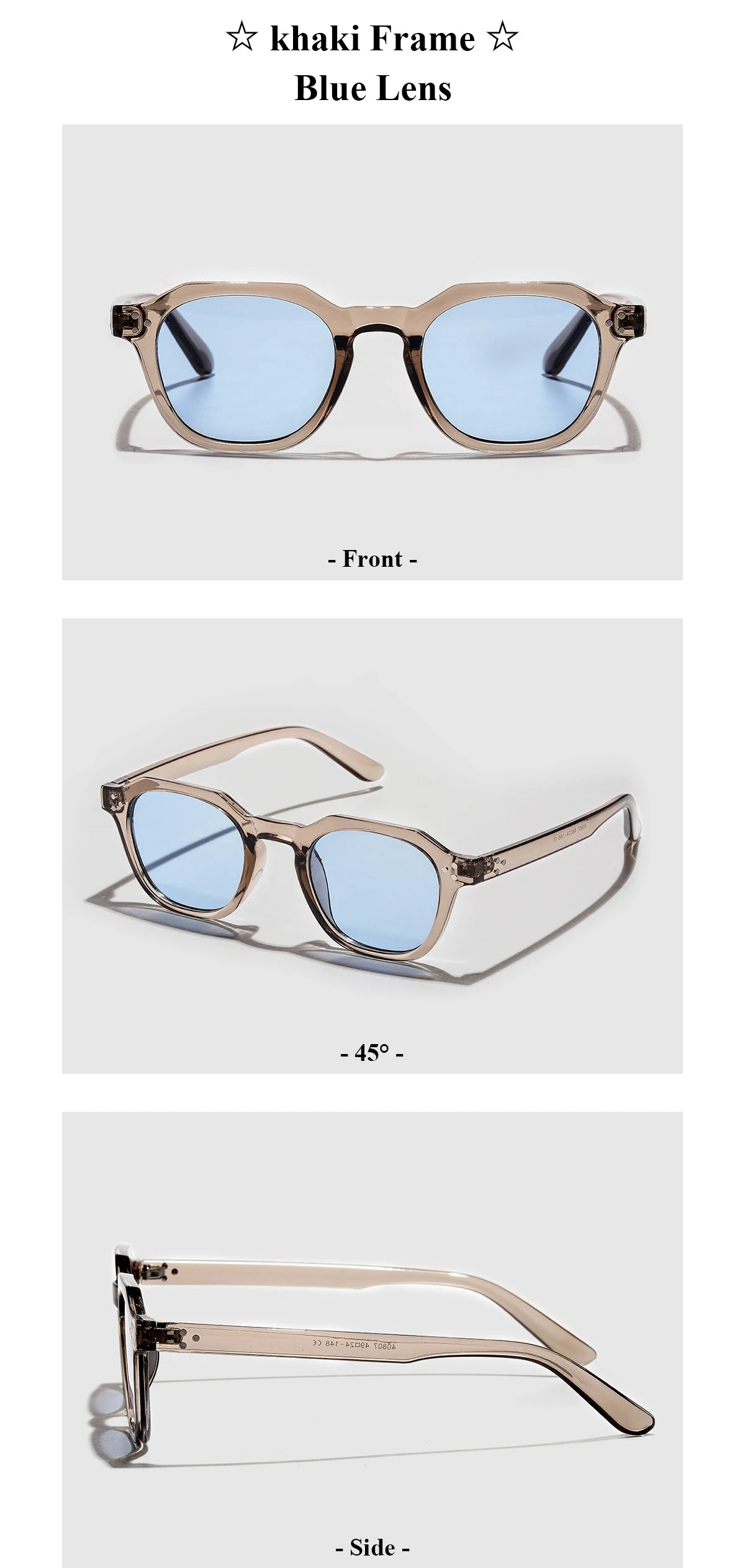 Retro Luxury Round Light Sunglasses