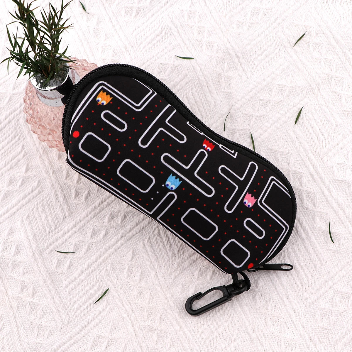 Cartoon funny Portable Zipper glasses Case