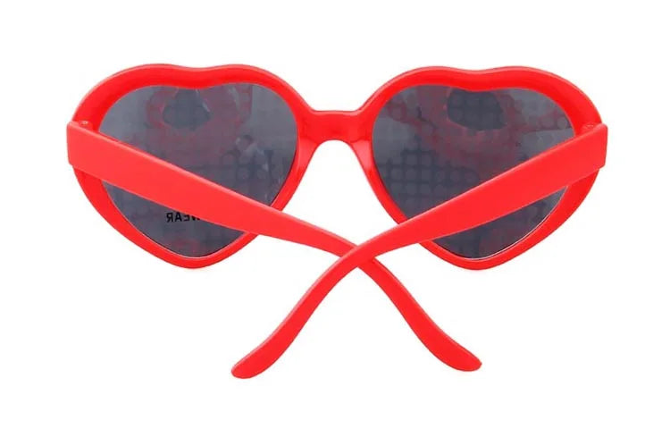 Love Heart Diffraction Glasses