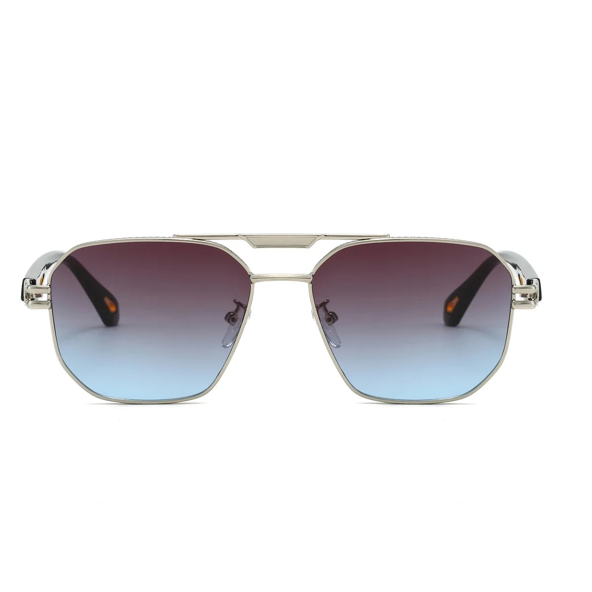 Vintage Classic Double Bridge Gradient Sunglasses