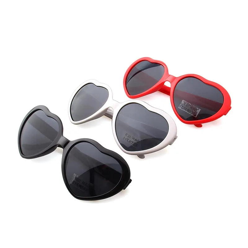 Love Heart Diffraction Glasses