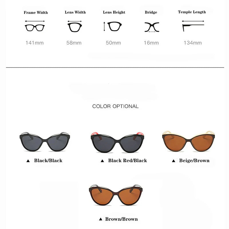 Opulent Polarized Cat Eye Sunglasses